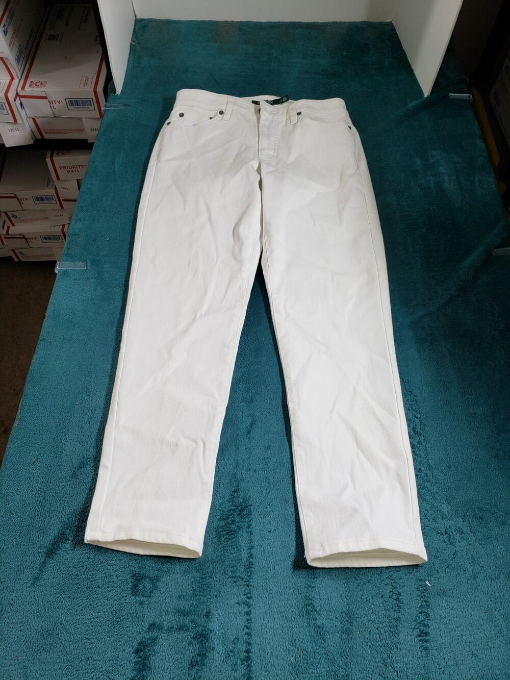 Lauren Ralph Lauren Jeans Size 2 Womens White Pants Classic Skinny Crop NWT
